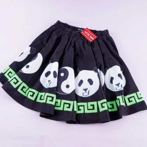 ACDC RAG Panda Yin Yang Flared Skirt