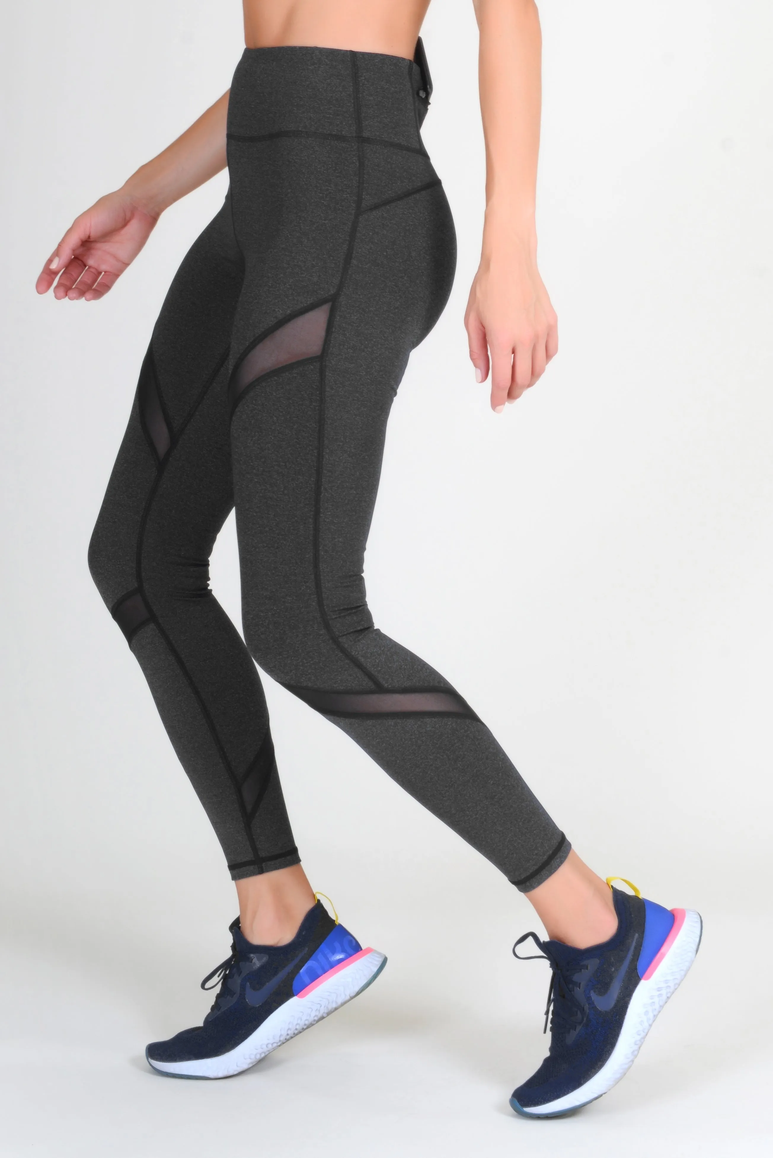 Active Mesh Inset Workout Leggings