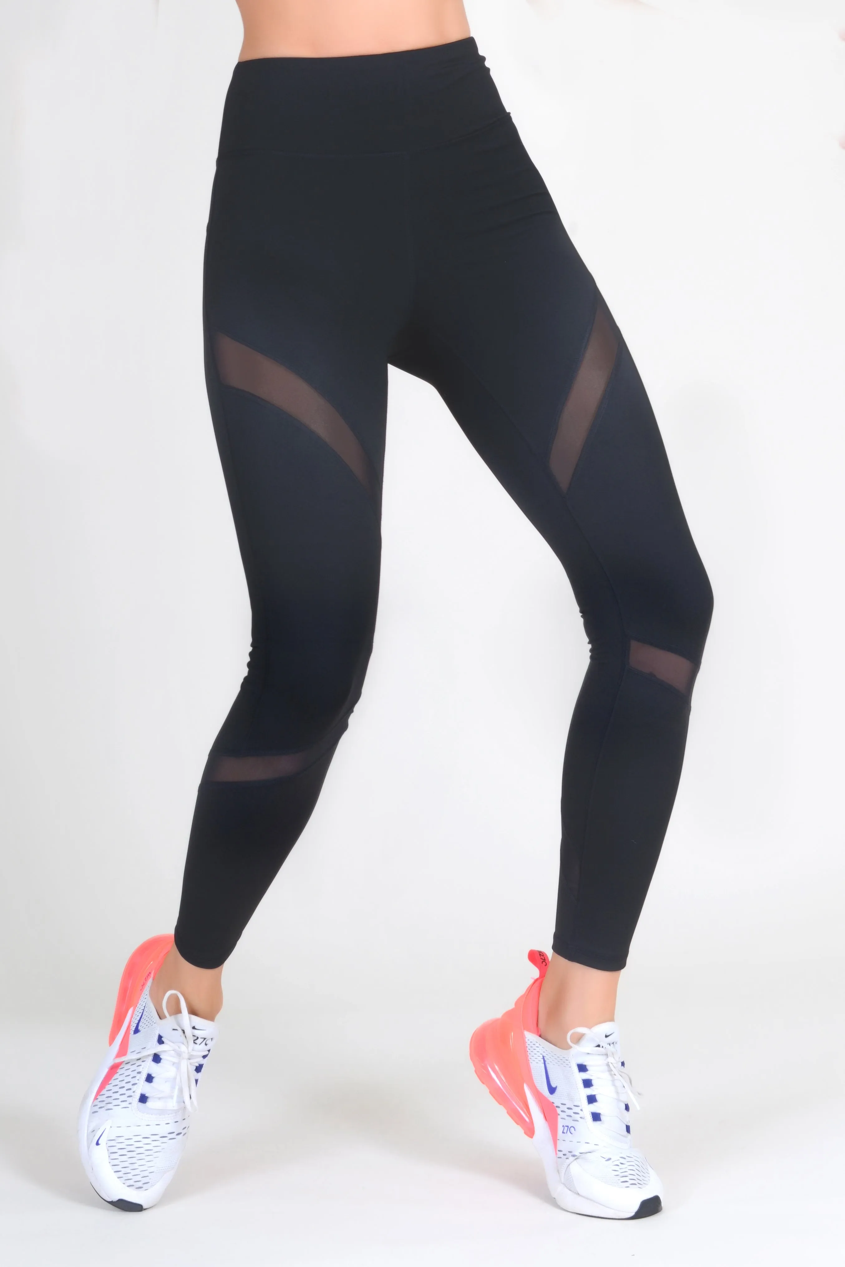 Active Mesh Inset Workout Leggings