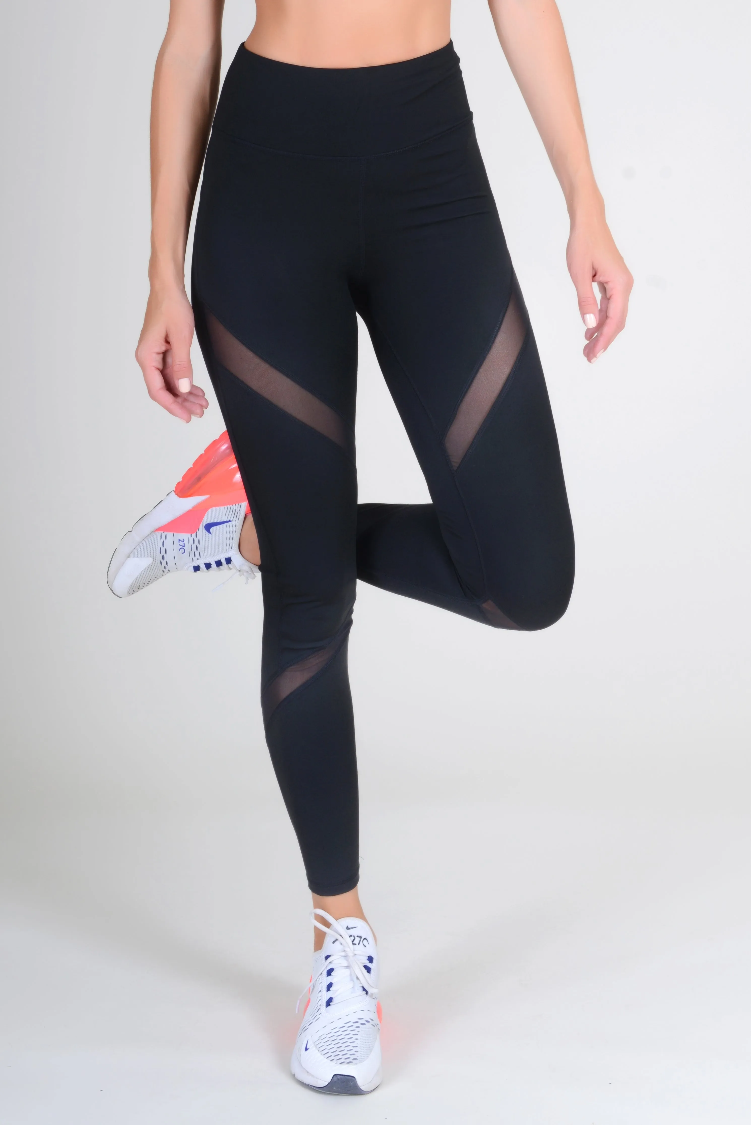 Active Mesh Inset Workout Leggings