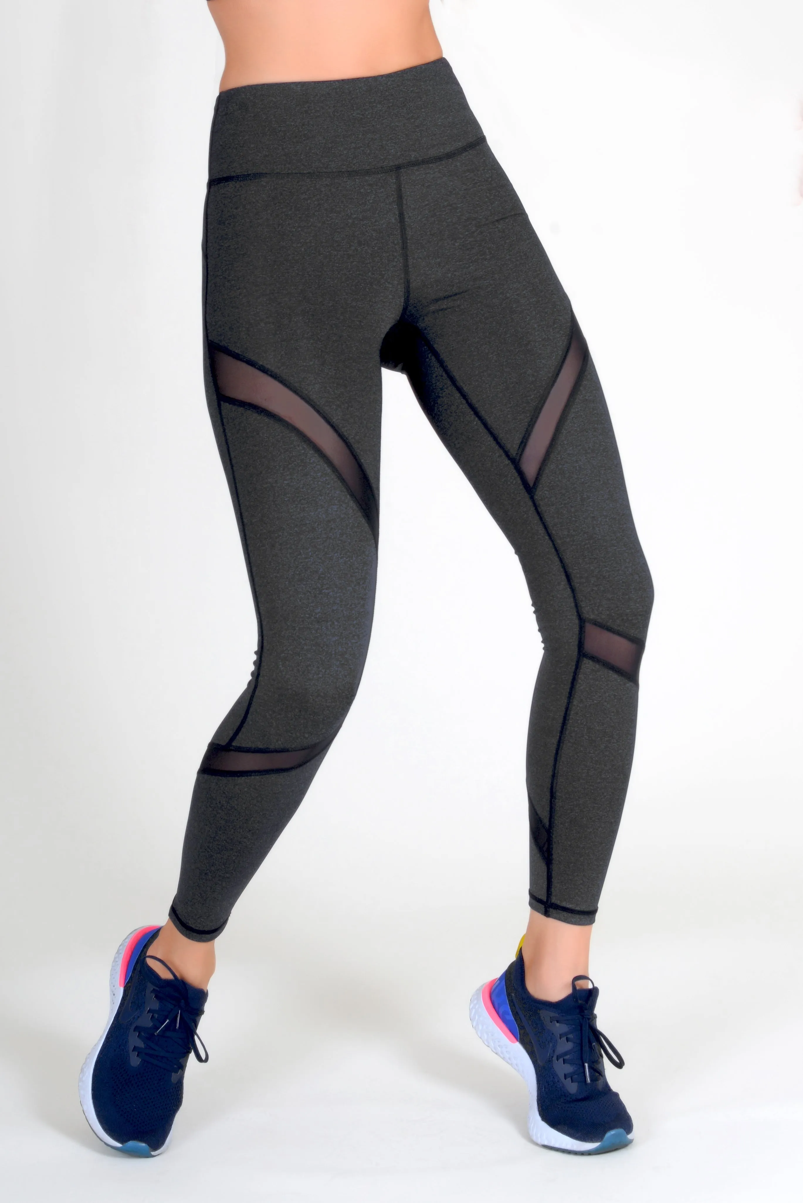 Active Mesh Inset Workout Leggings