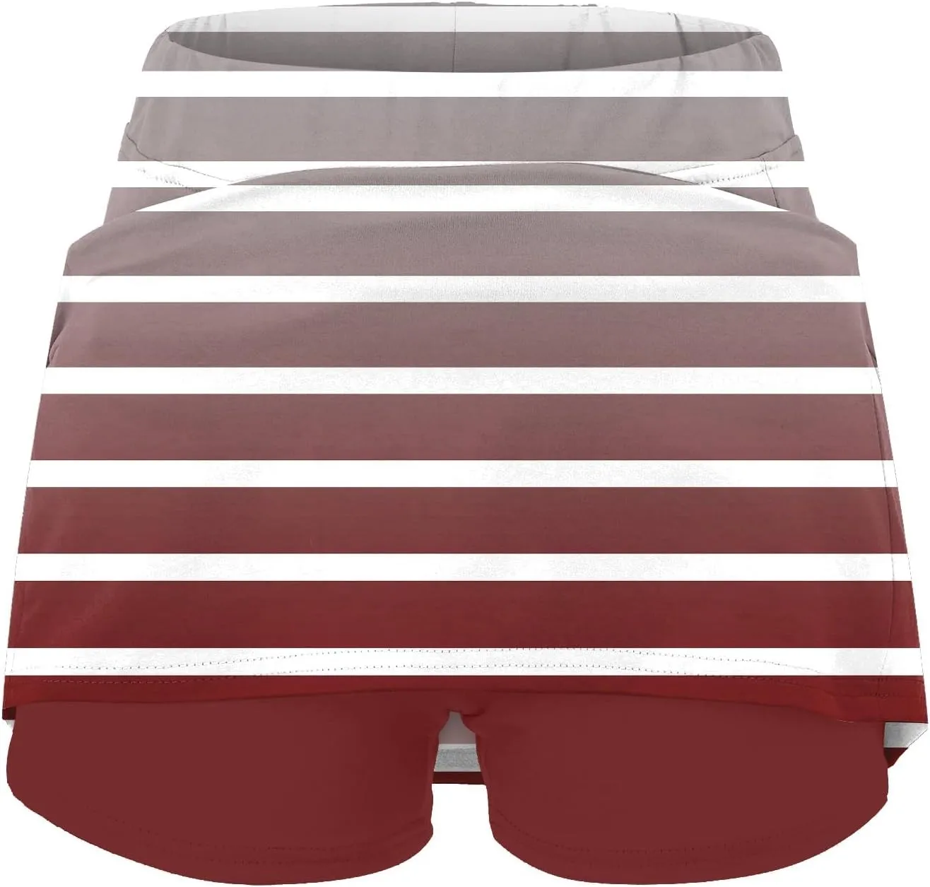 Athletic Skirt with Shorts Mid Waist Culottes Short Skirts Skinny Pants Elastic Yoga Skirt Women Athletic Skirt with
