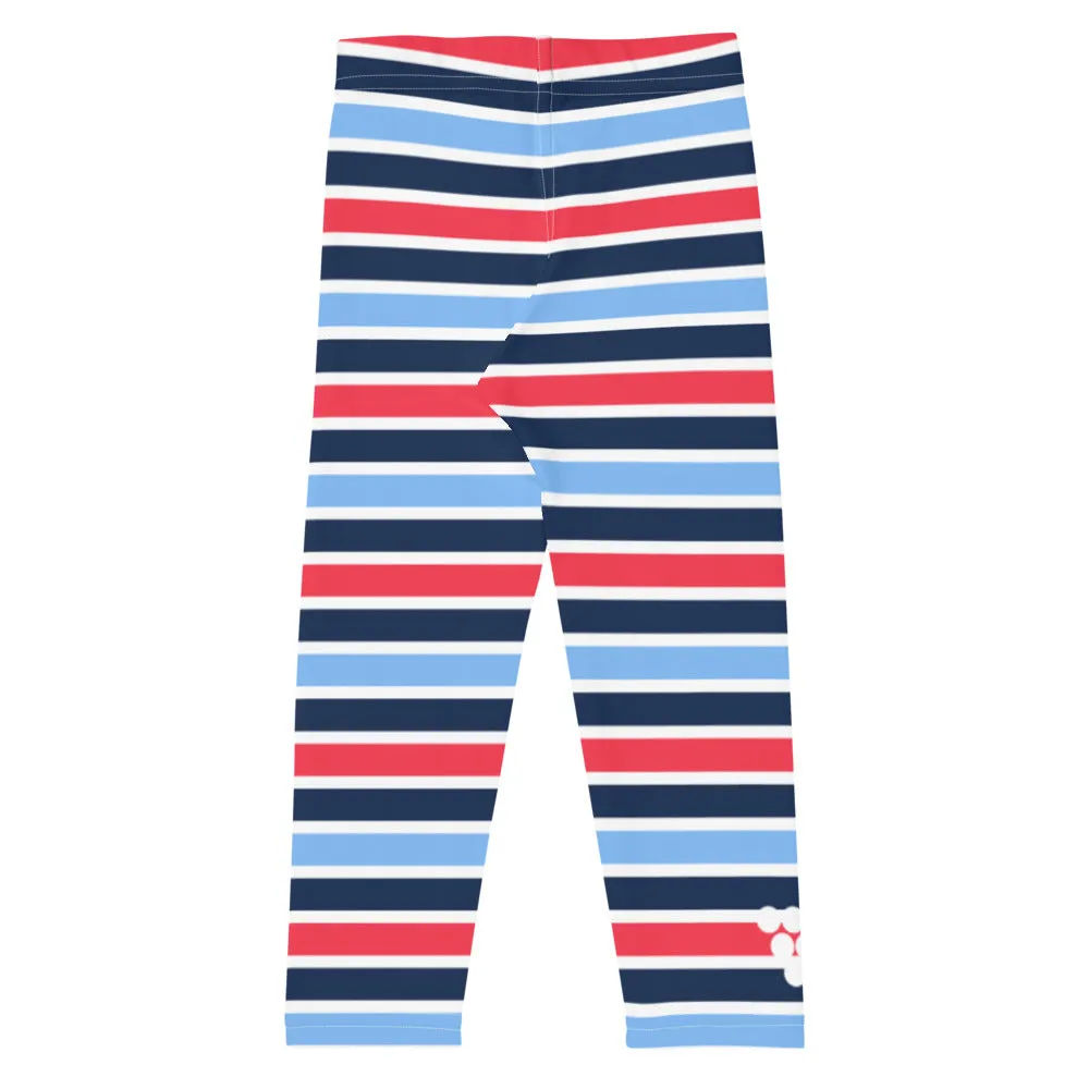 Baby Toddler Gender Neutral (2T-7) UPF 50 Swim Leggings - Cape Cod Stripe