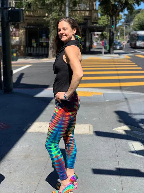 Barefoot Lazer Tiedye Leggings #1