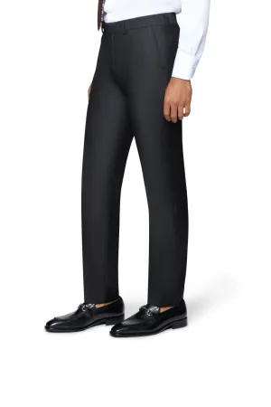 Bergamo Elegant Modern Fit Pants - Black
