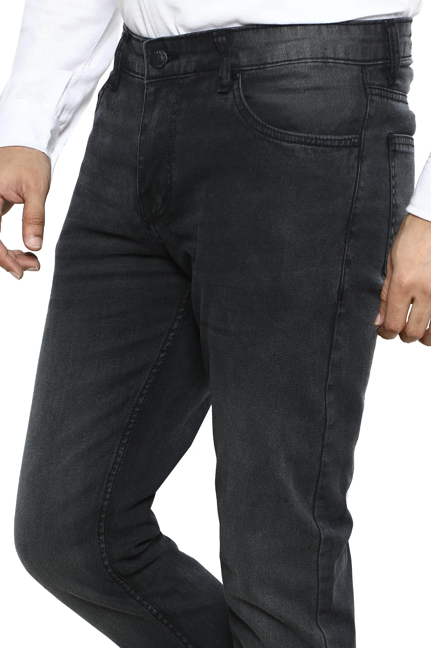 Black Regular Fit Jeans
