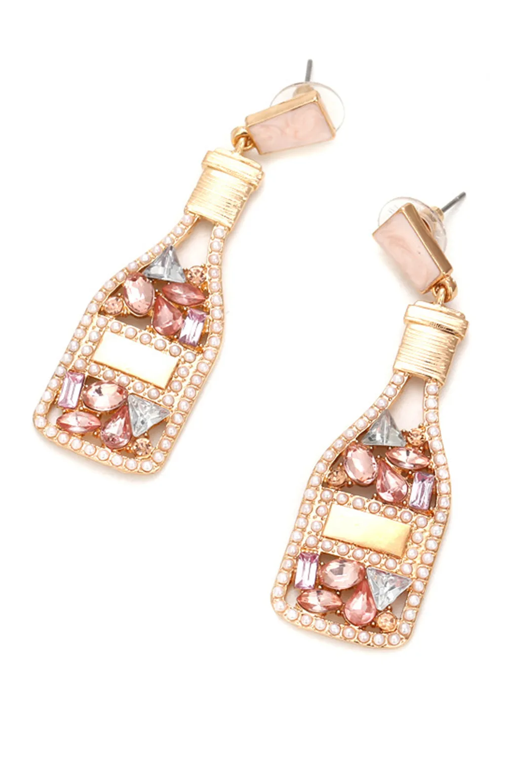 Champagne Bottle Earrings