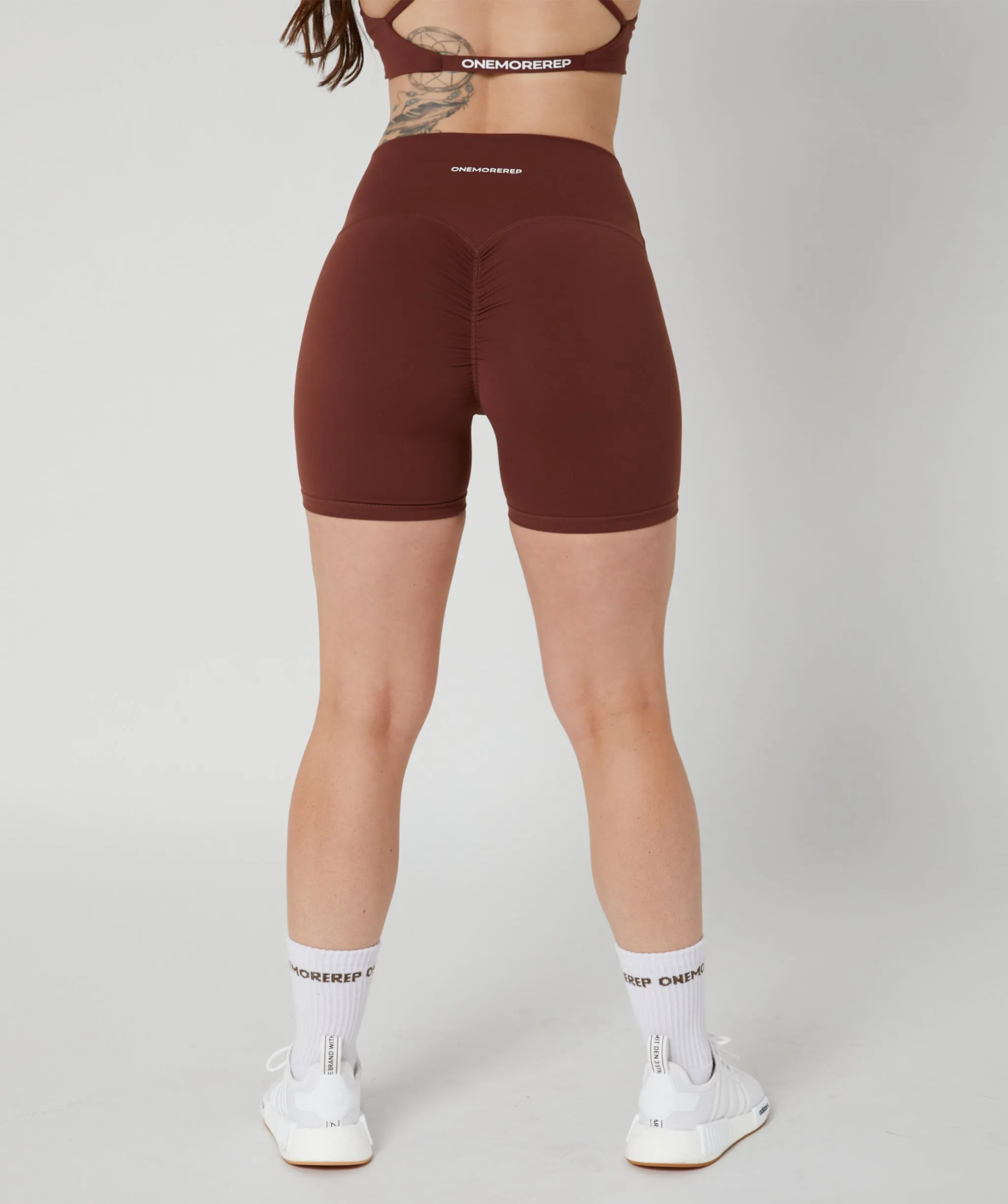 Core Scrunch Shorts Chocolate