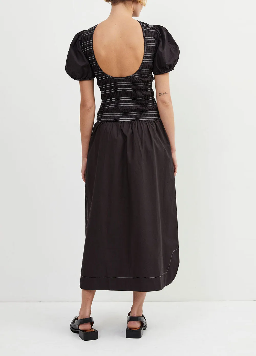 Cotton Poplin Dress