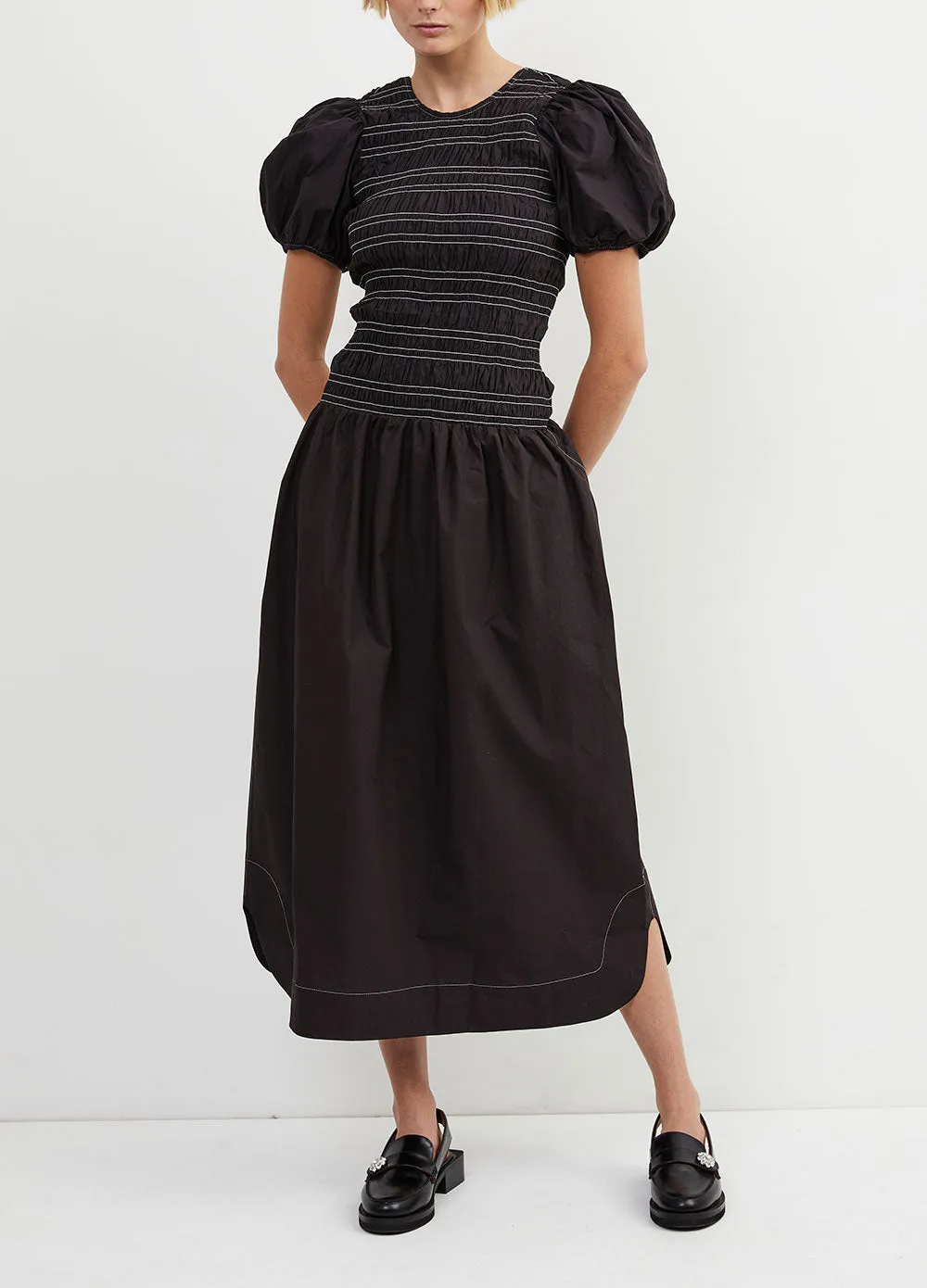 Cotton Poplin Dress