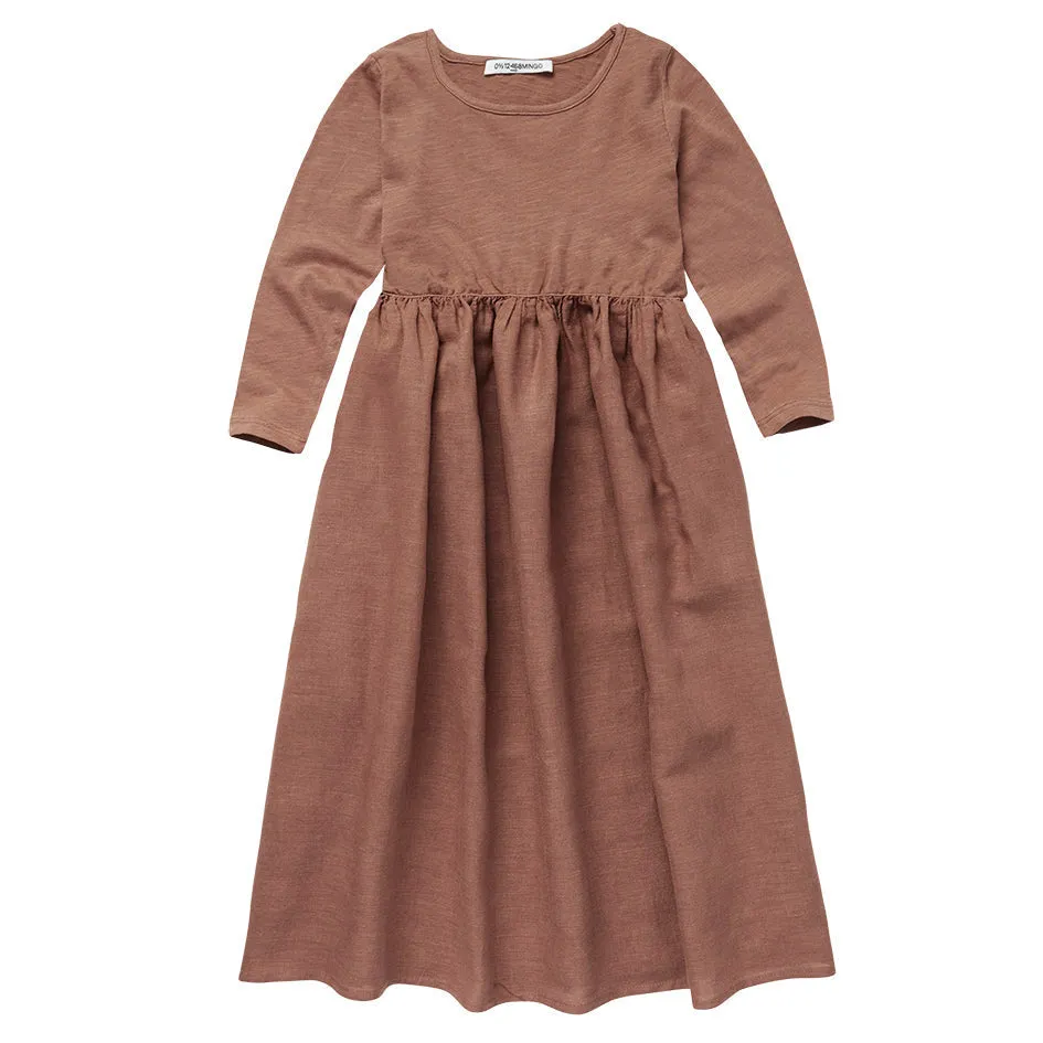 Dress Linen Warm Earth