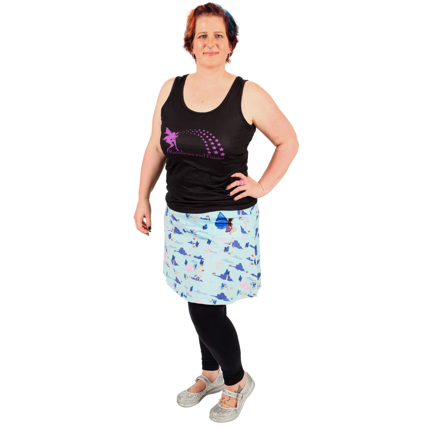 Fairy Garden Short Skirt With Pockets
