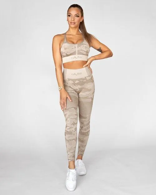Gavelo Seamless Desert Storm Camo Leggings