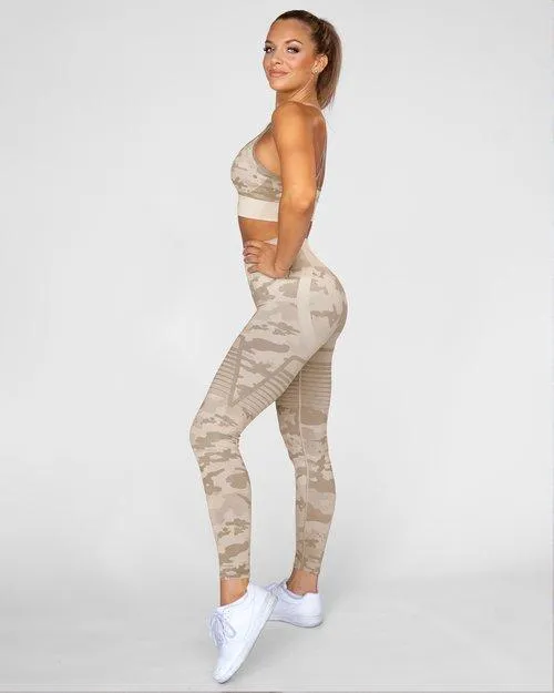 Gavelo Seamless Desert Storm Camo Leggings