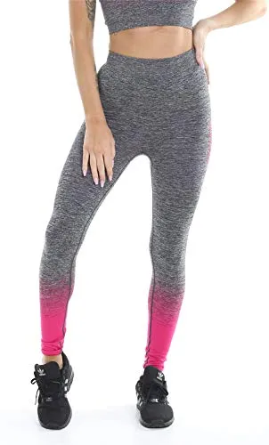 Gold’s Gym Ladies Seamless Ombre Leggings Small – Style Meets Performance