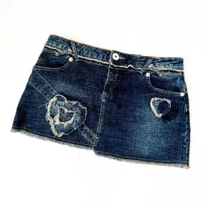 Heartbreaker Denim Mini Skirt