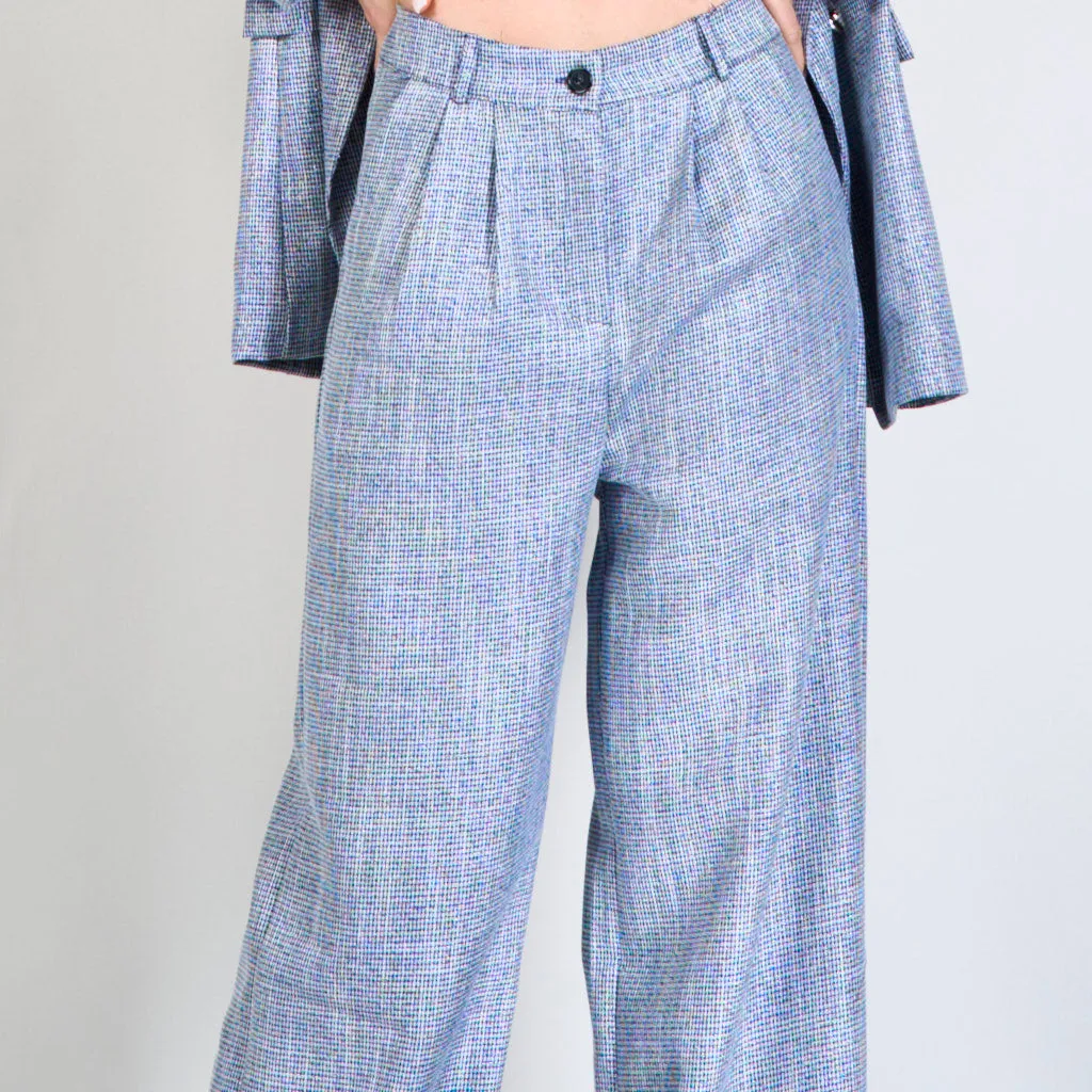 Laminated poule stitch trousers wholesale