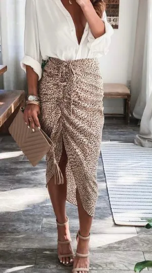Lexi Leopard Skirt