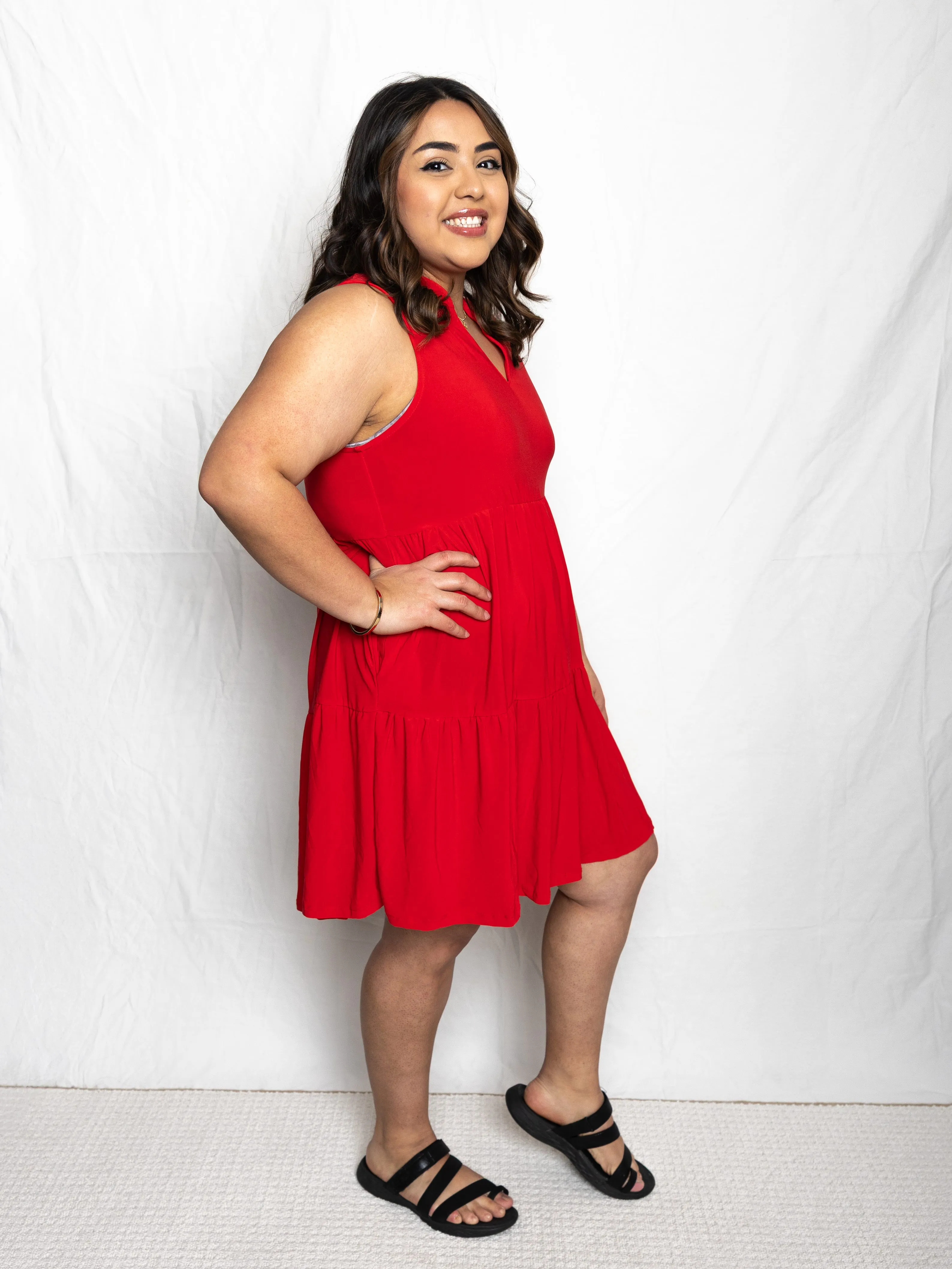 Lizzy Ruffle Dress