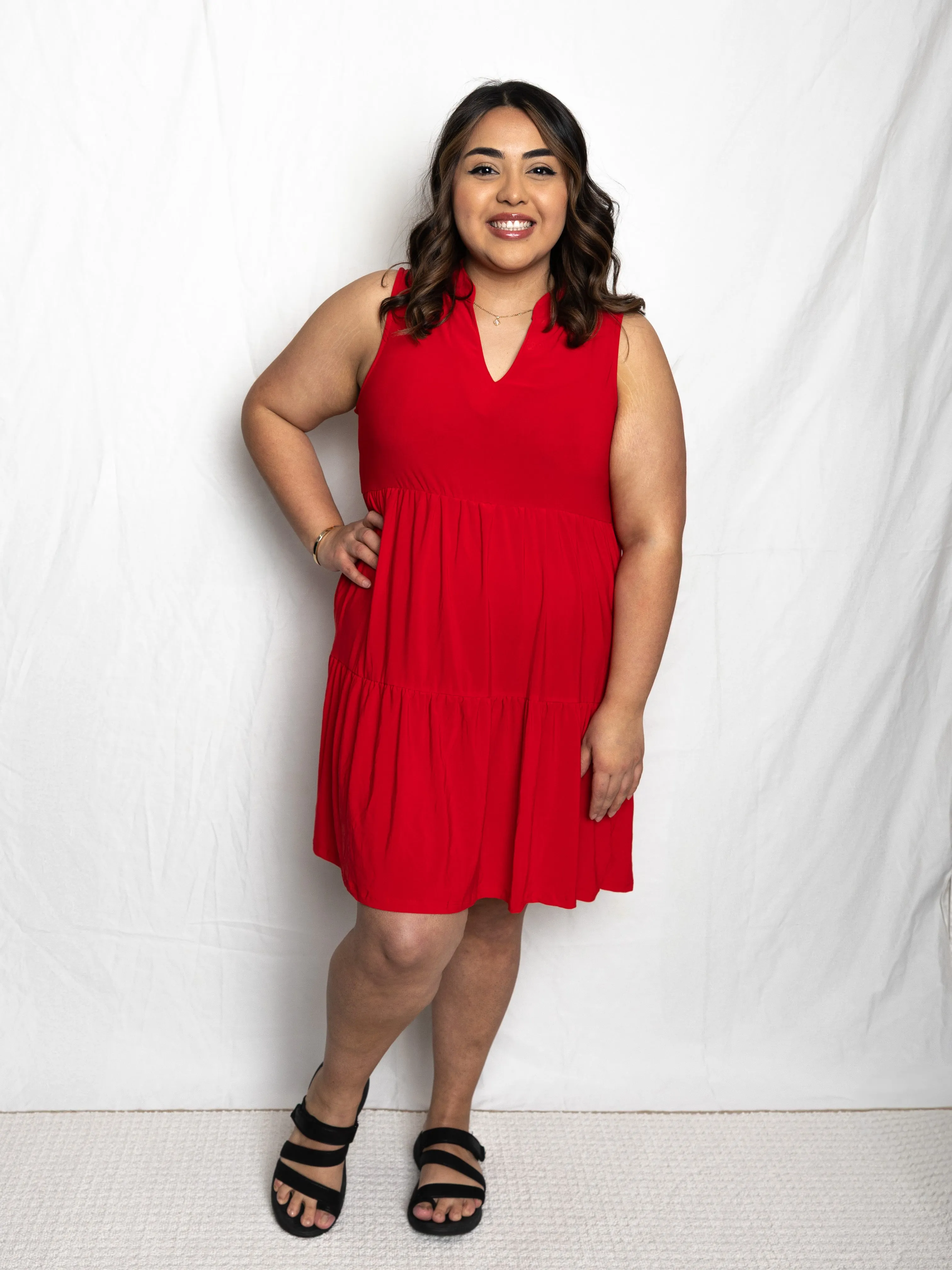 Lizzy Ruffle Dress