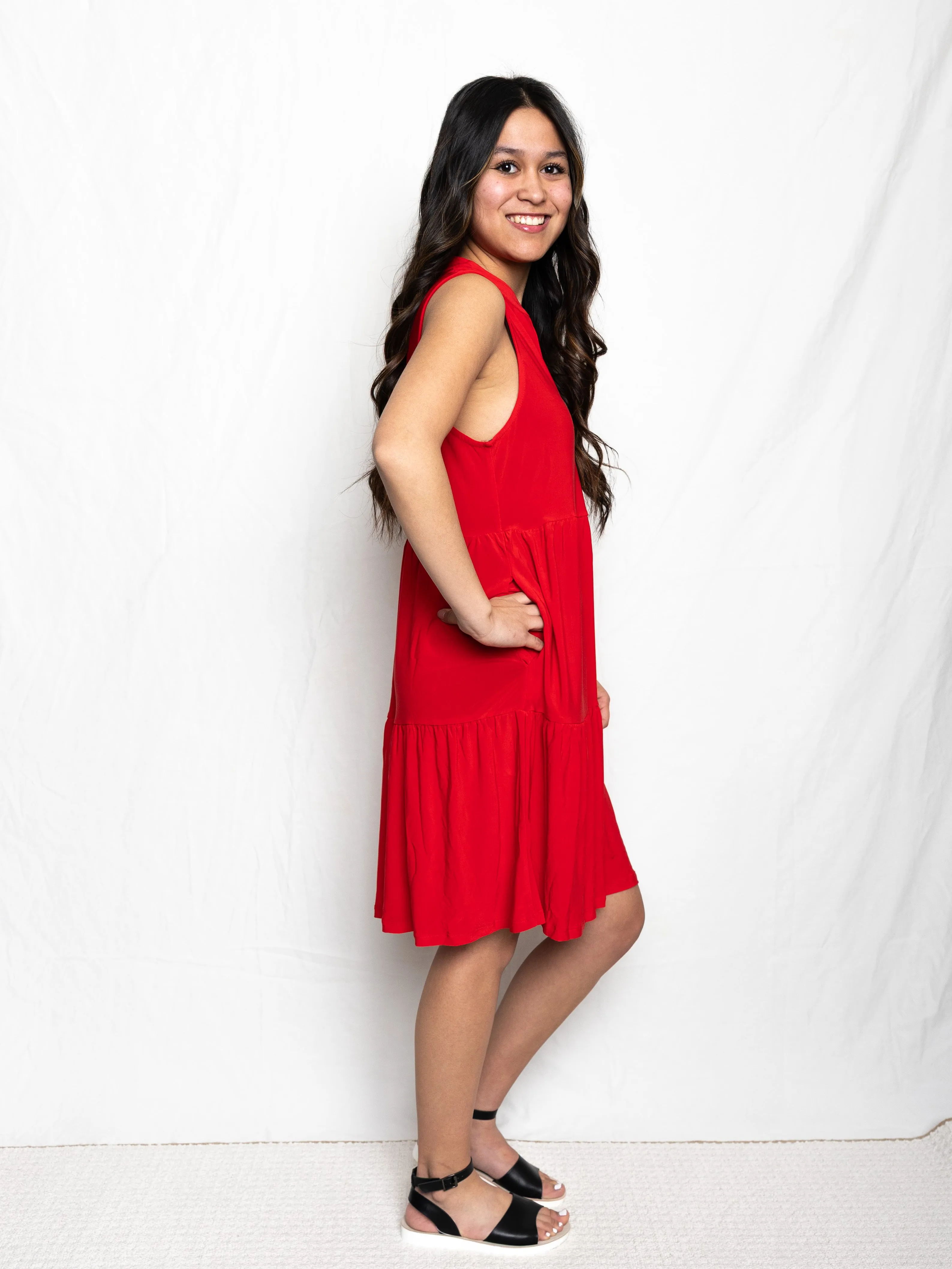 Lizzy Ruffle Dress