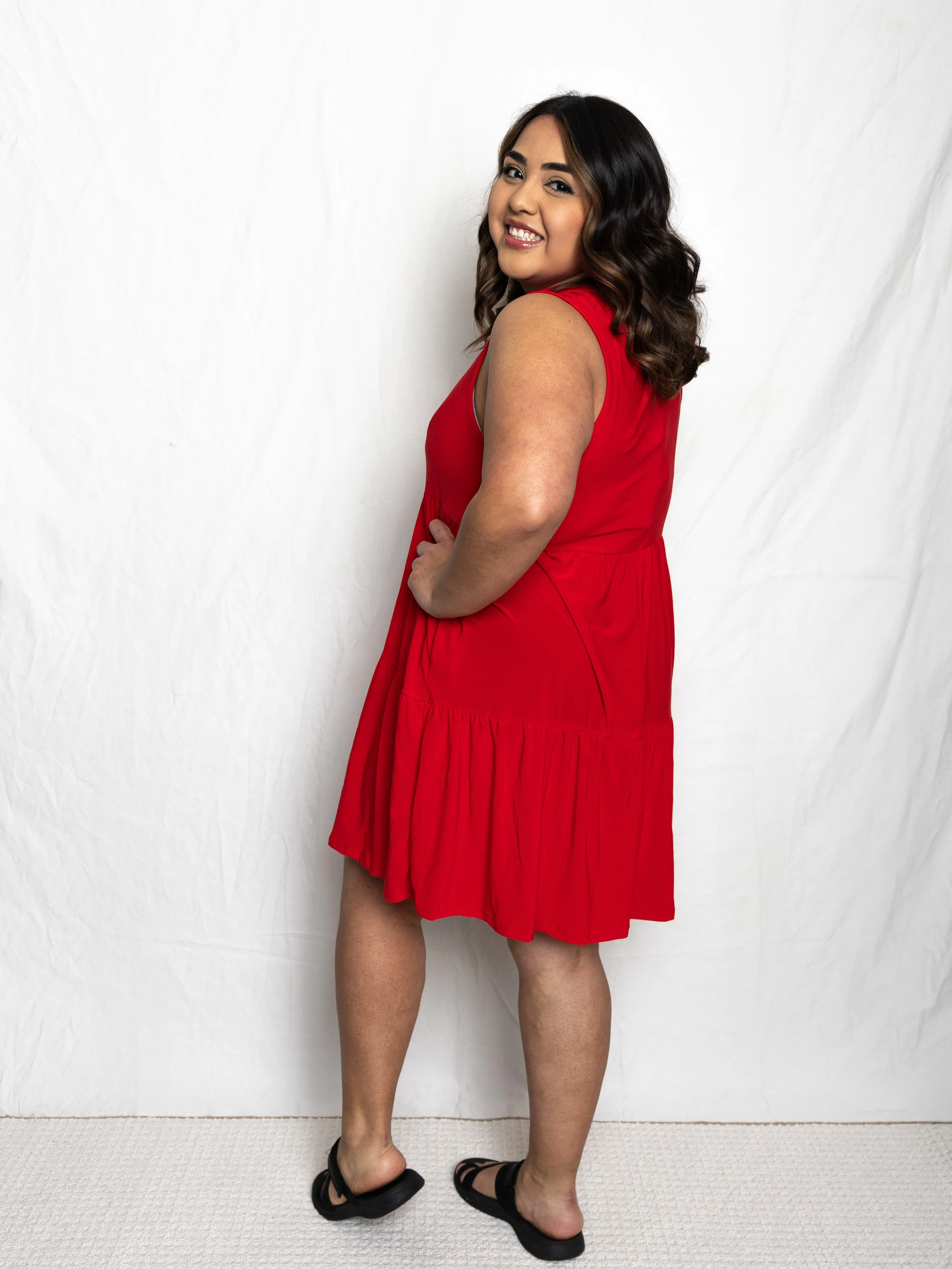 Lizzy Ruffle Dress