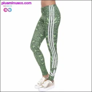 MariJuana Leaf Leggings || PlusMinusco.com