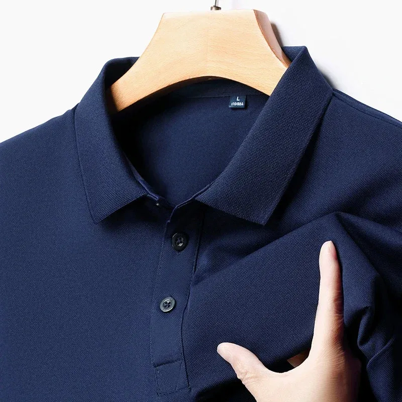 Men's Summer Breathable Short Sleeve Polo Shirt