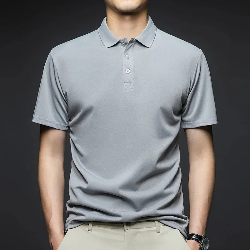 Men's Summer Breathable Short Sleeve Polo Shirt