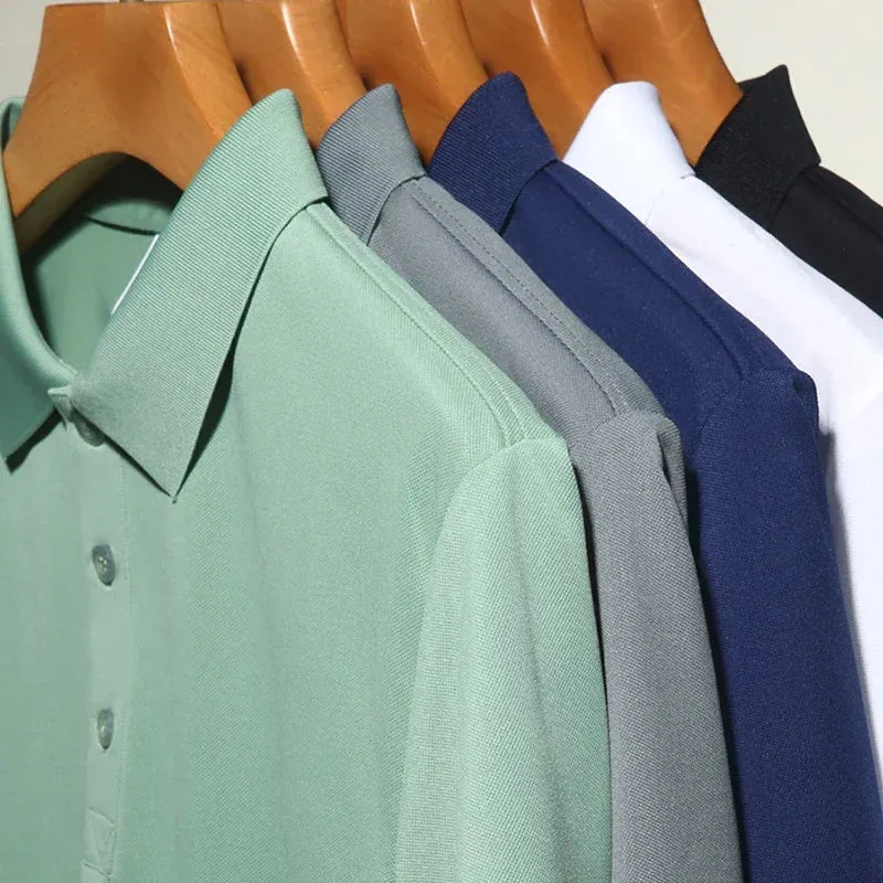 Men's Summer Breathable Short Sleeve Polo Shirt