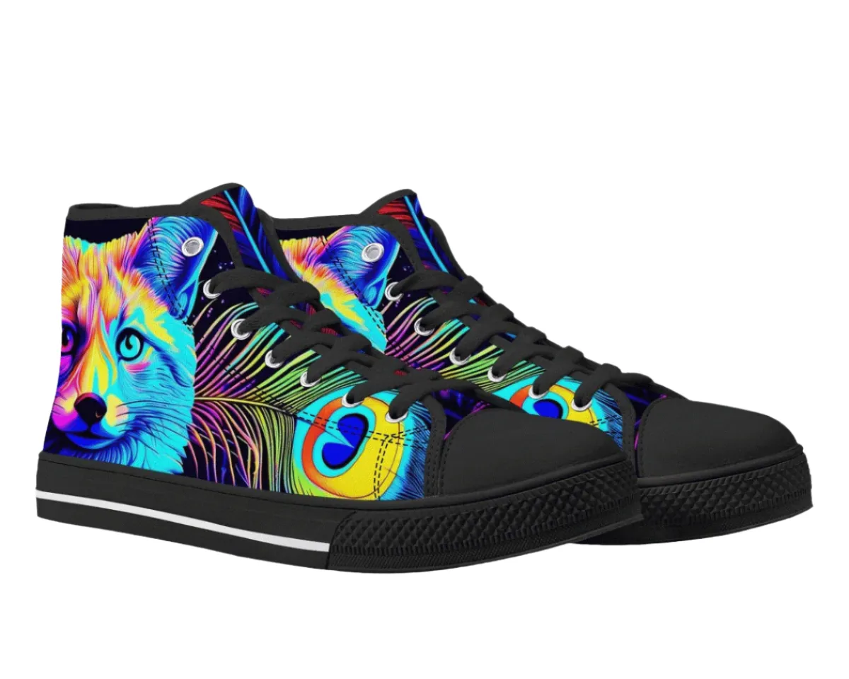 Neon Aquafox High Tops