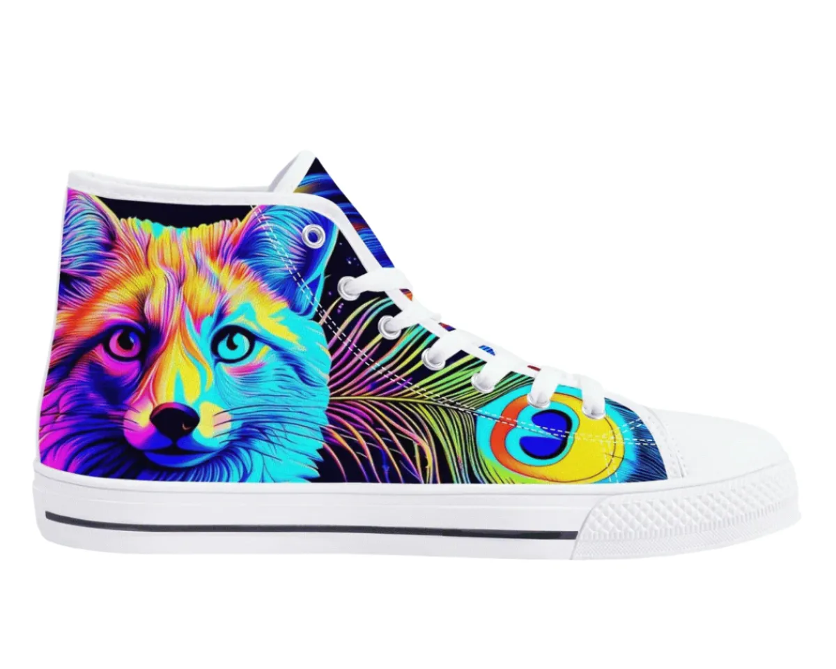 Neon Aquafox High Tops
