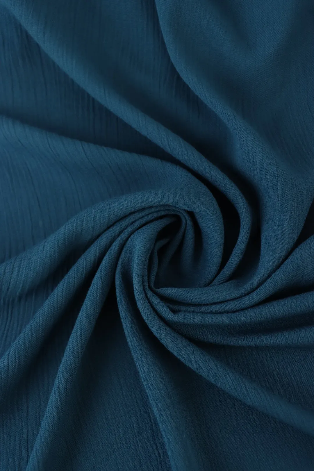 Ocean Teal Rayon Crinkle