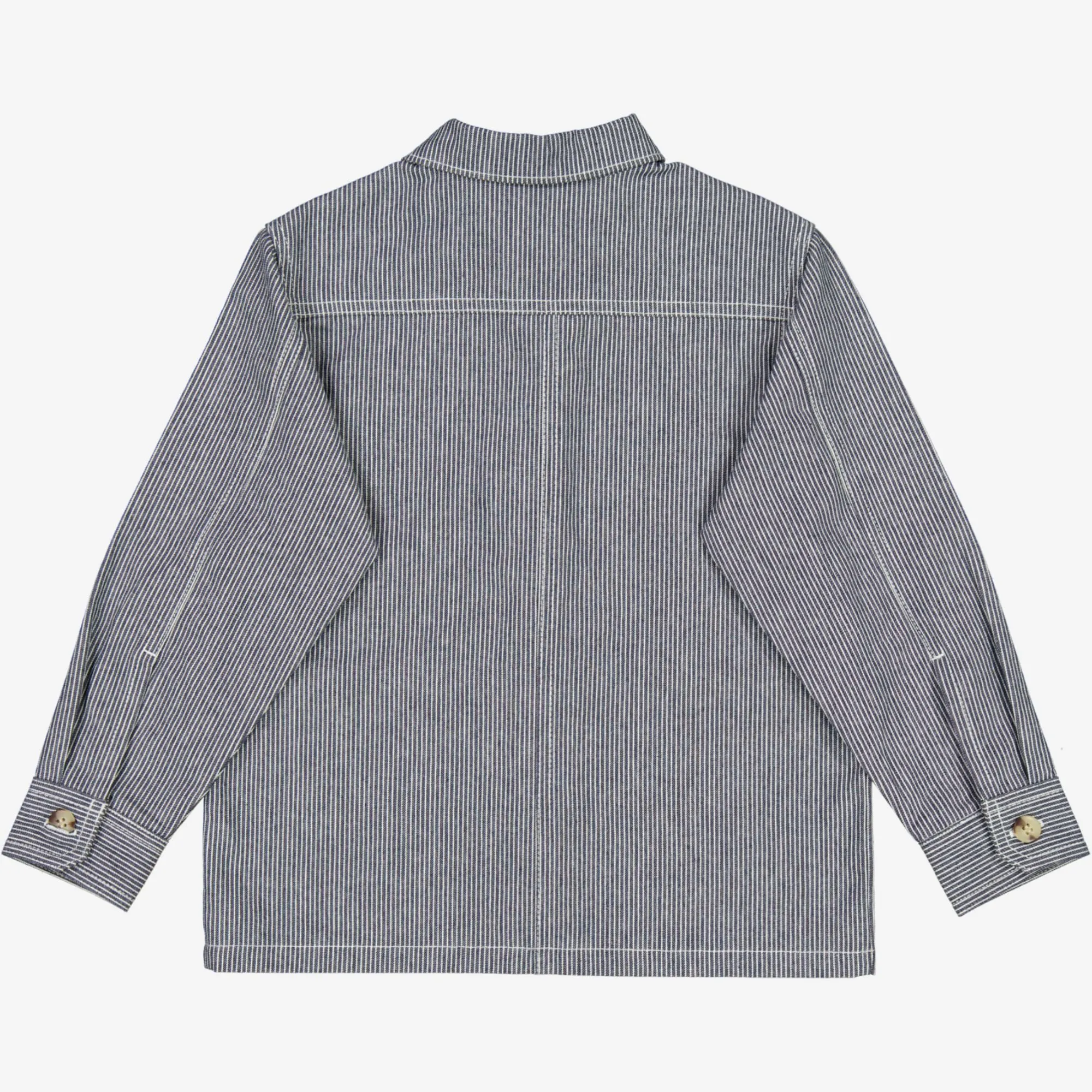 Overshirt Karlo - navy denim stripe