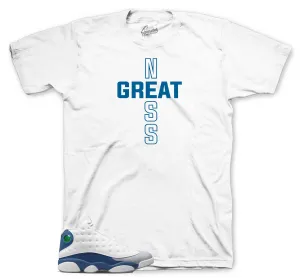 Retro 13 French Blue Greatness Cross Shirt