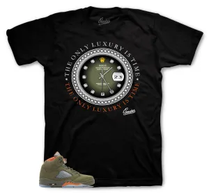 Retro 5 Olive Rolie Time Shirt