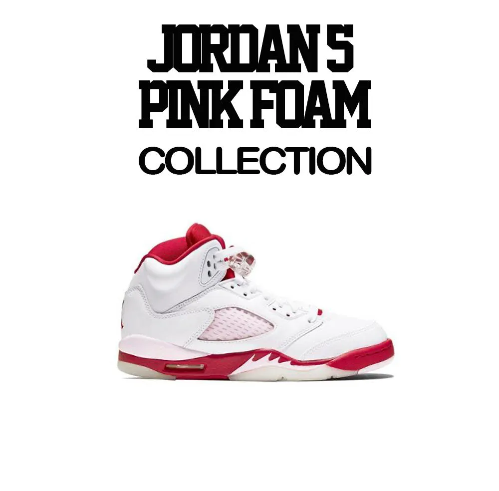 Retro 5 Pink Foam Chillin Shirt
