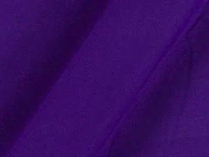 Royal Purple Plain Butter Crepe Fabric (Wholesale)