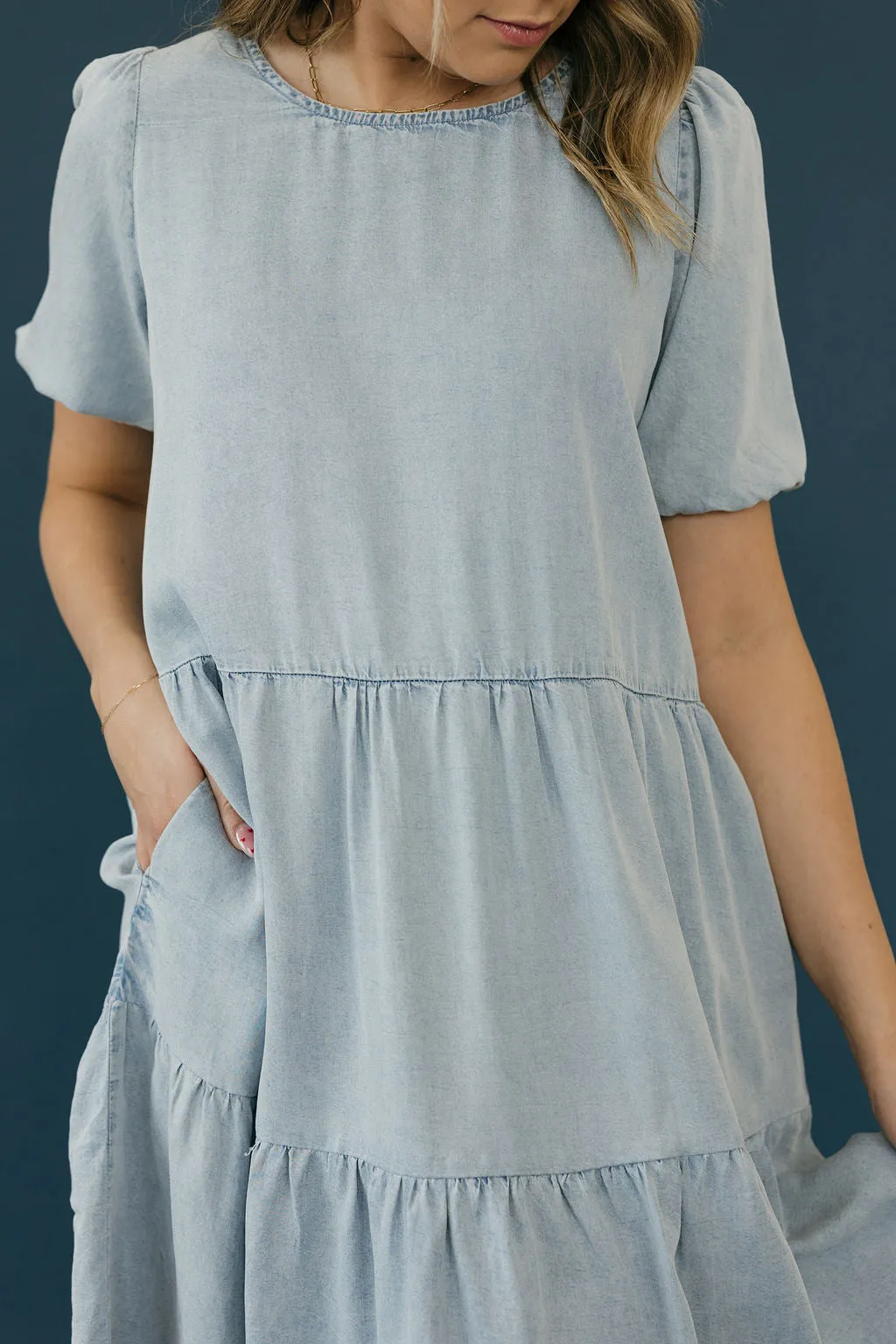 Scarlet Dress-Chambray