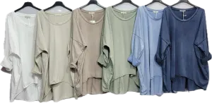 Solid Cotton High-Low