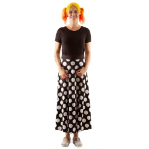 Spots Anyone Maxi Skirt With Pockets