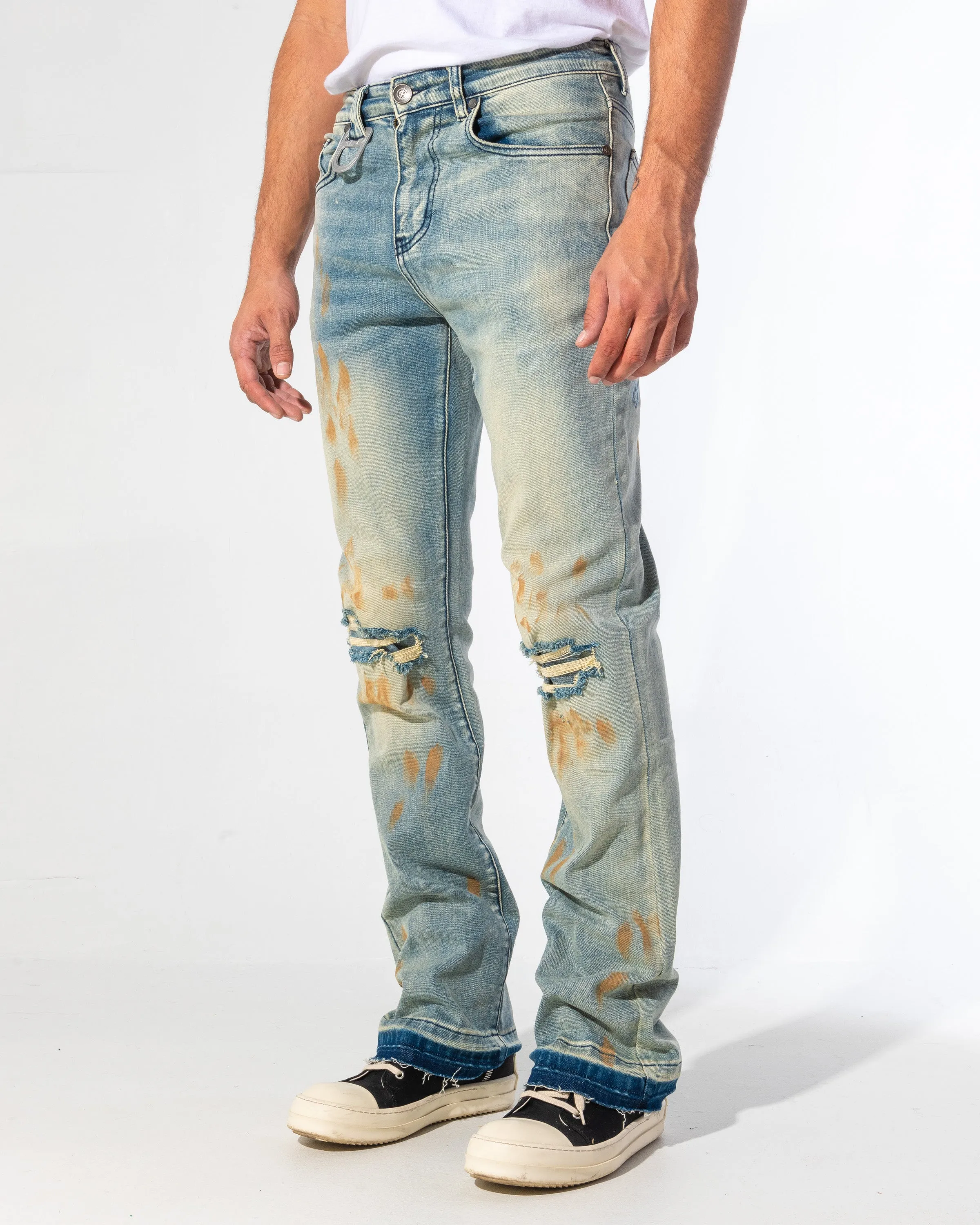 WYATT DENIM (BRUSHED BLUE/VINTAGE WASH)