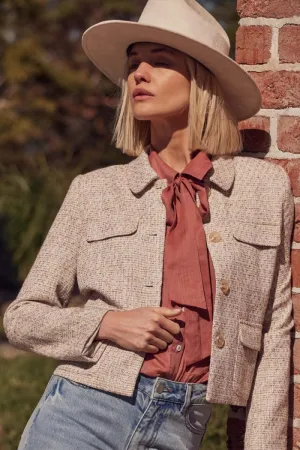 Zoe Kratzmann Adjoin Jacket - Biscuit Boucle